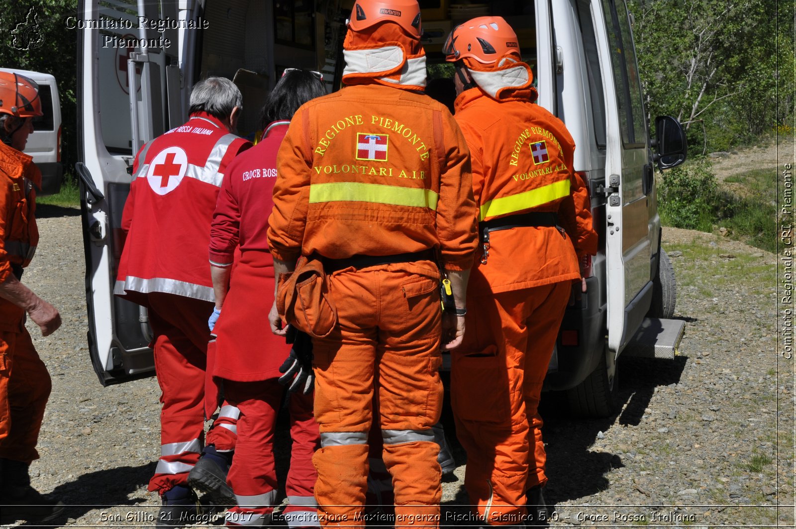 San Gillio 21 Maggio 2017 - Esercitazione Maxiemergenza Rischio Sismico 5.0 - Croce Rossa Italiana- Comitato Regionale del Piemonte