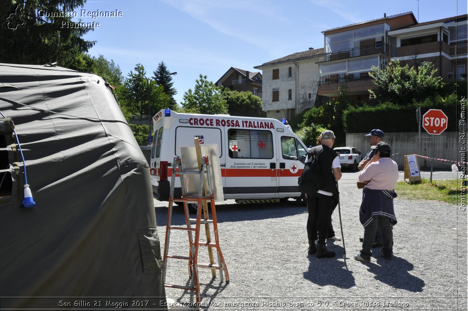 San Gillio 21 Maggio 2017 - Esercitazione Maxiemergenza Rischio Sismico 5.0 - Croce Rossa Italiana- Comitato Regionale del Piemonte