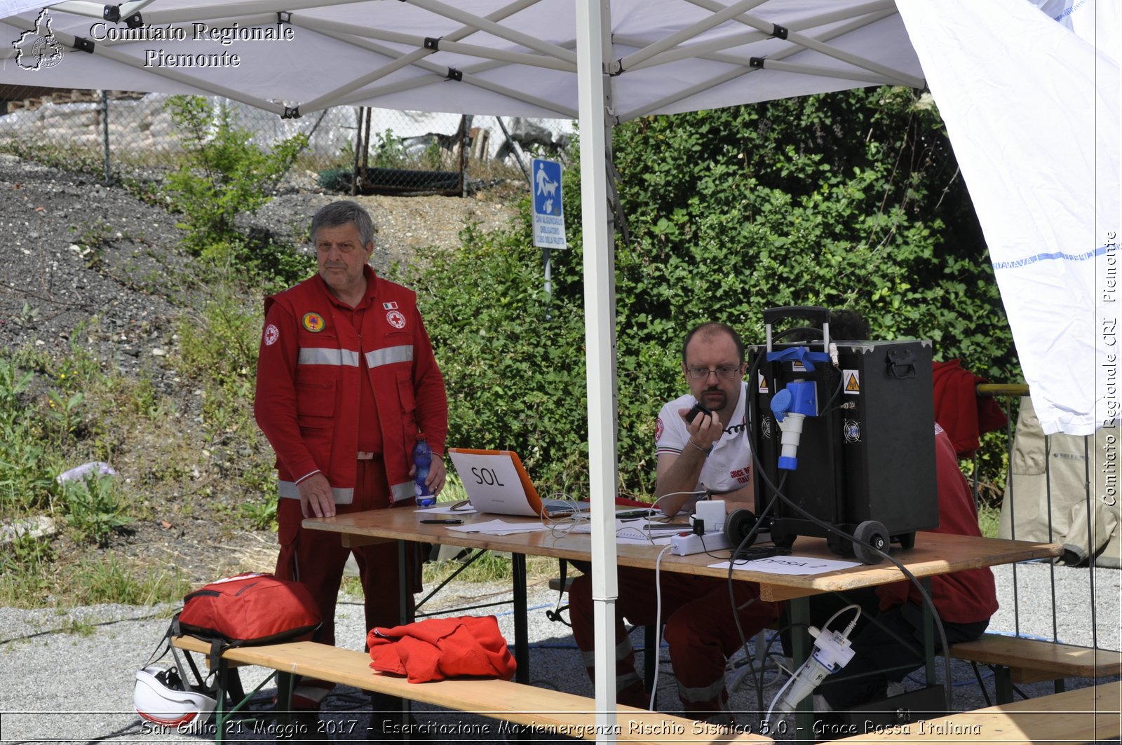 San Gillio 21 Maggio 2017 - Esercitazione Maxiemergenza Rischio Sismico 5.0 - Croce Rossa Italiana- Comitato Regionale del Piemonte