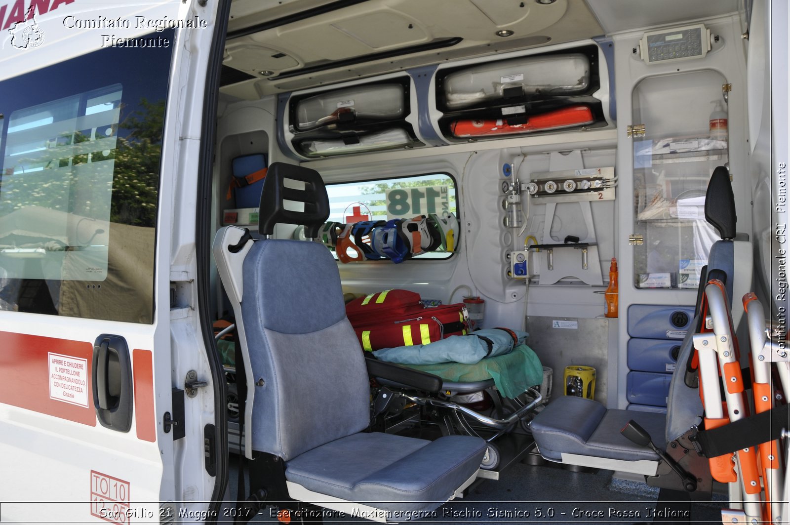 San Gillio 21 Maggio 2017 - Esercitazione Maxiemergenza Rischio Sismico 5.0 - Croce Rossa Italiana- Comitato Regionale del Piemonte