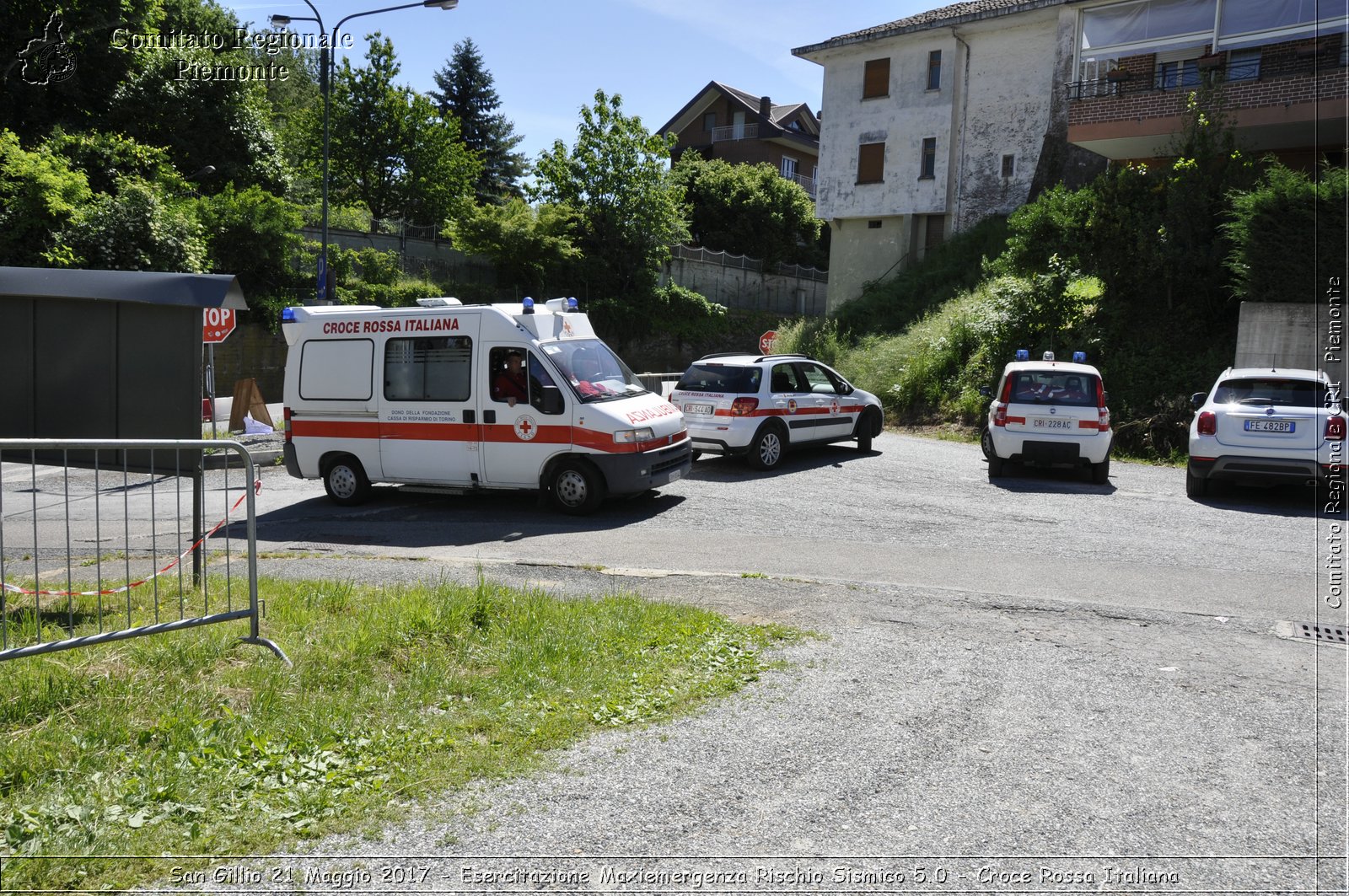 San Gillio 21 Maggio 2017 - Esercitazione Maxiemergenza Rischio Sismico 5.0 - Croce Rossa Italiana- Comitato Regionale del Piemonte