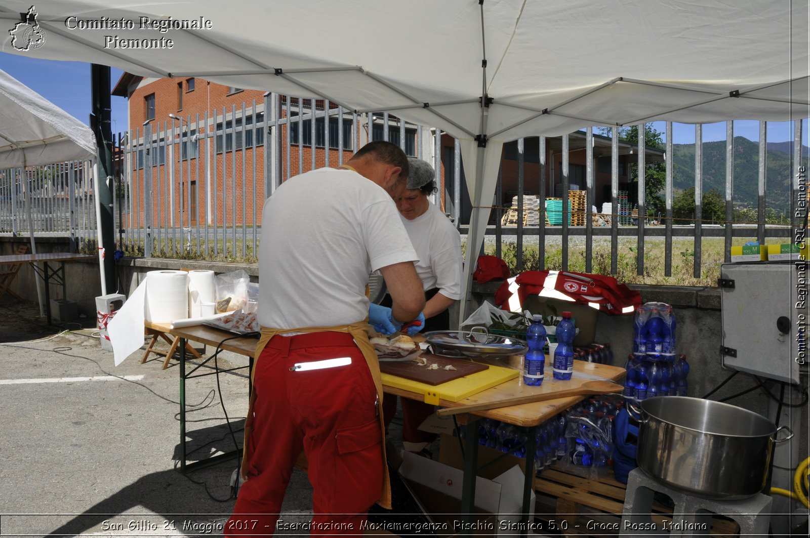 San Gillio 21 Maggio 2017 - Esercitazione Maxiemergenza Rischio Sismico 5.0 - Croce Rossa Italiana- Comitato Regionale del Piemonte