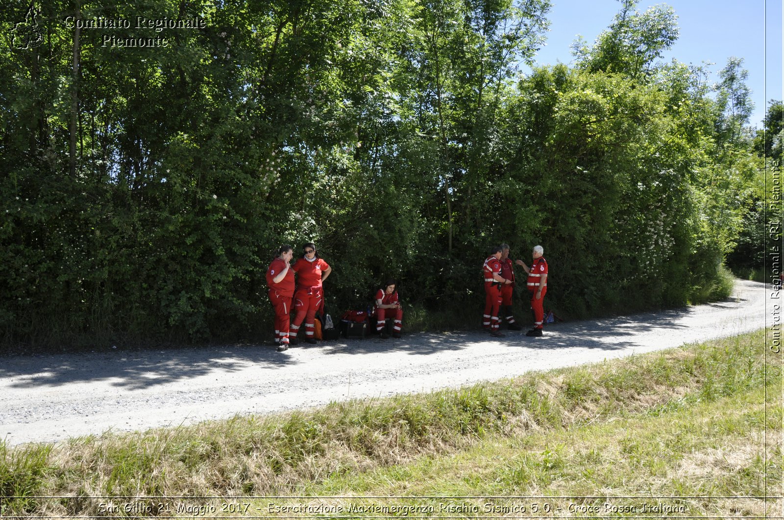 San Gillio 21 Maggio 2017 - Esercitazione Maxiemergenza Rischio Sismico 5.0 - Croce Rossa Italiana- Comitato Regionale del Piemonte