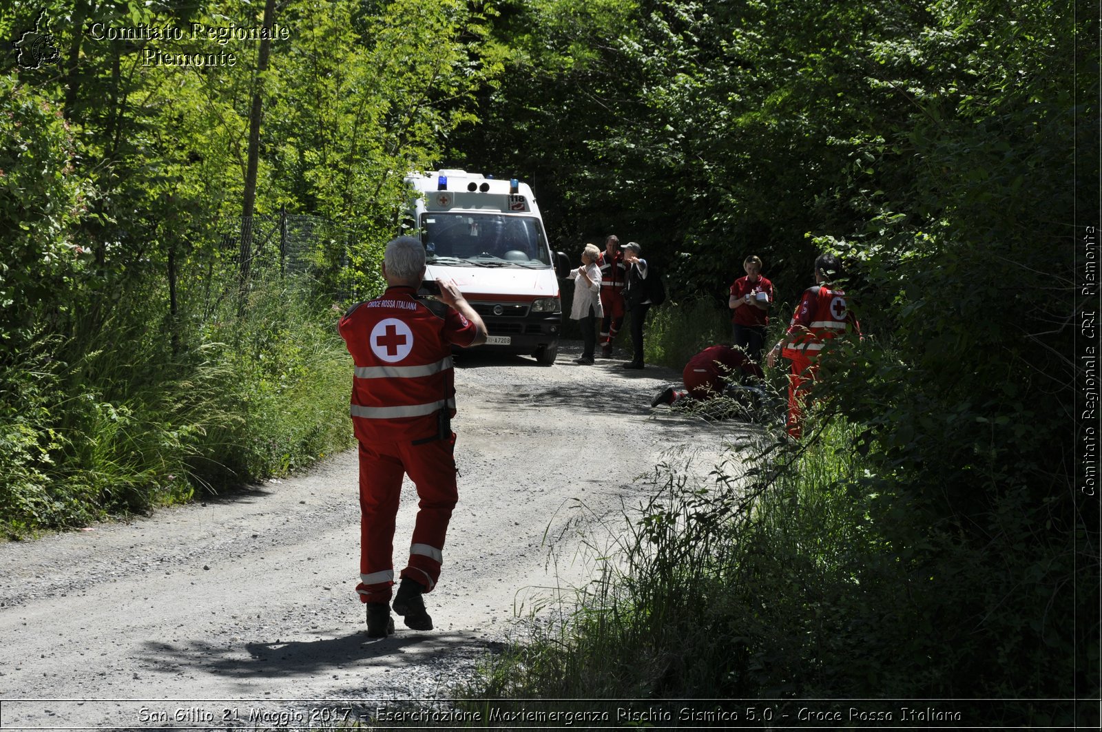 San Gillio 21 Maggio 2017 - Esercitazione Maxiemergenza Rischio Sismico 5.0 - Croce Rossa Italiana- Comitato Regionale del Piemonte