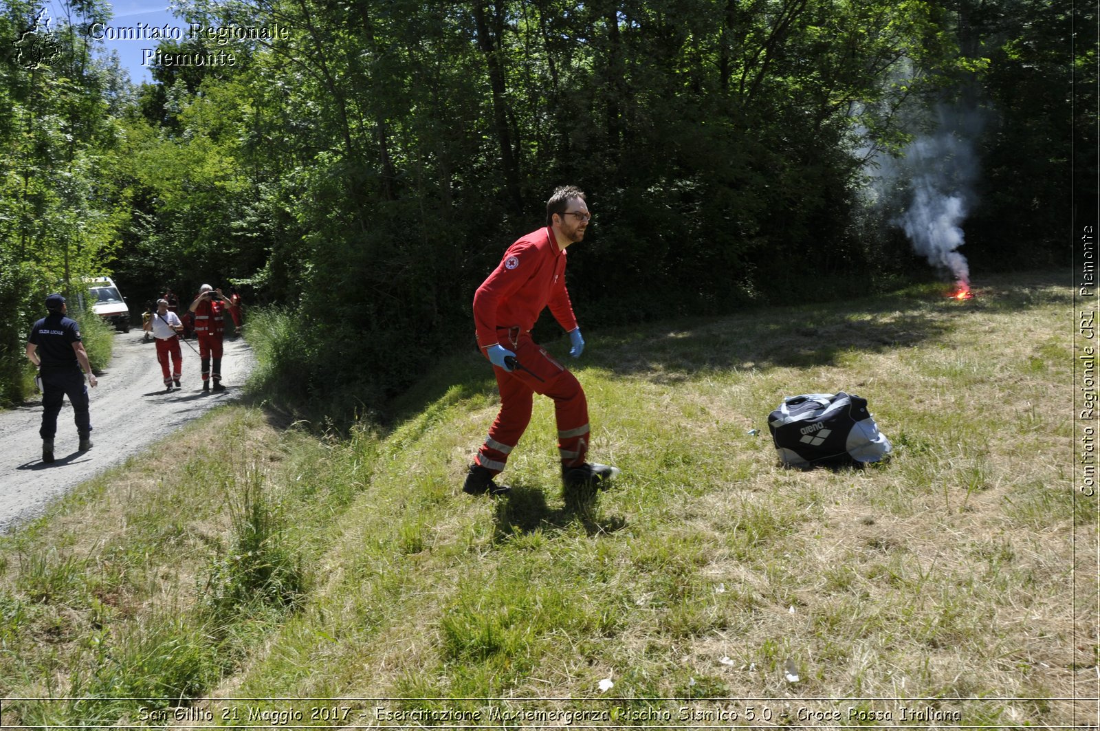 San Gillio 21 Maggio 2017 - Esercitazione Maxiemergenza Rischio Sismico 5.0 - Croce Rossa Italiana- Comitato Regionale del Piemonte