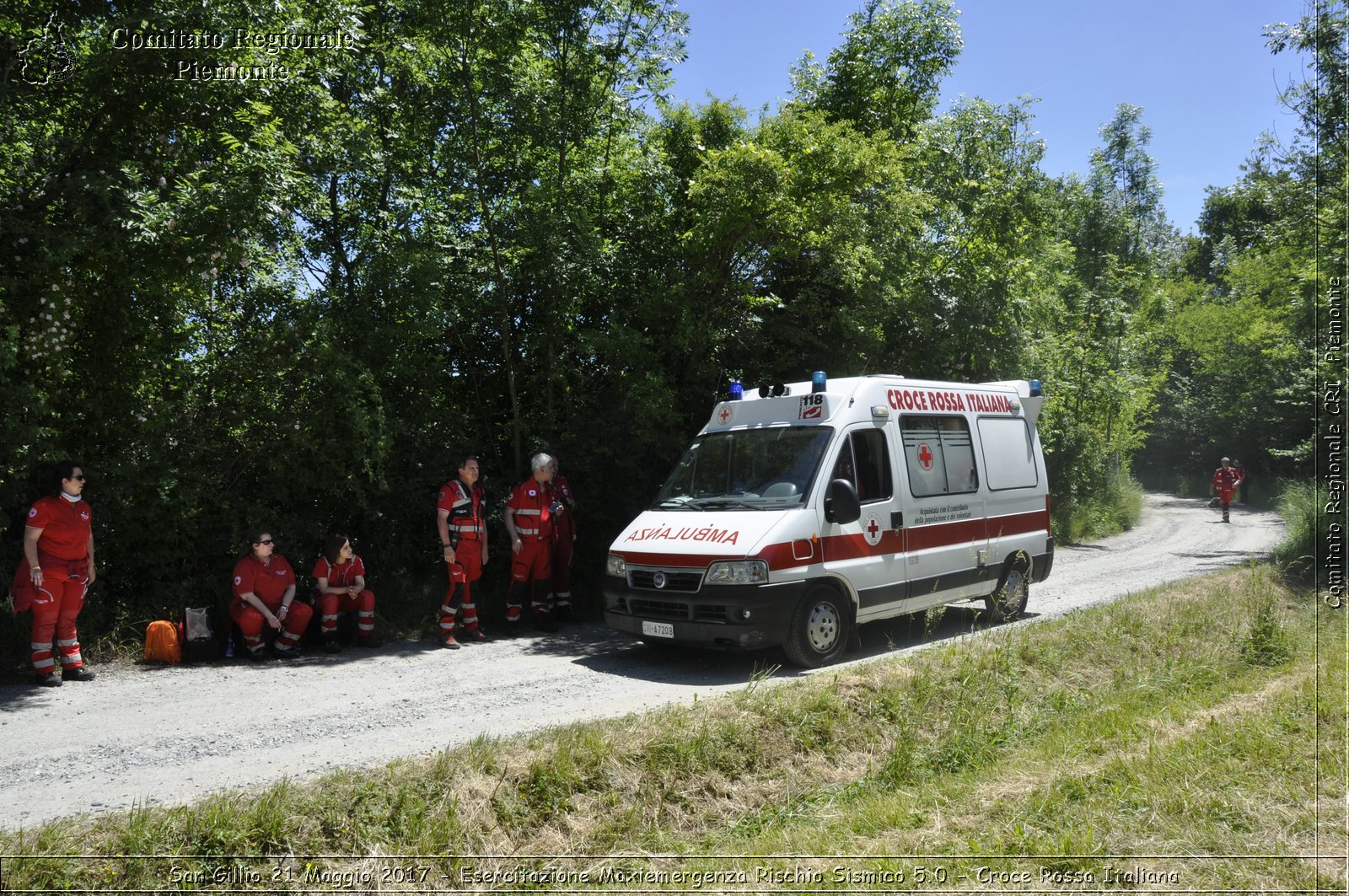 San Gillio 21 Maggio 2017 - Esercitazione Maxiemergenza Rischio Sismico 5.0 - Croce Rossa Italiana- Comitato Regionale del Piemonte