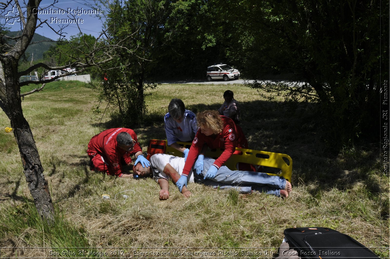 San Gillio 21 Maggio 2017 - Esercitazione Maxiemergenza Rischio Sismico 5.0 - Croce Rossa Italiana- Comitato Regionale del Piemonte