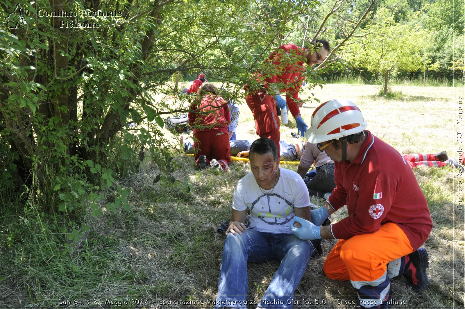 San Gillio 21 Maggio 2017 - Esercitazione Maxiemergenza Rischio Sismico 5.0 - Croce Rossa Italiana- Comitato Regionale del Piemonte