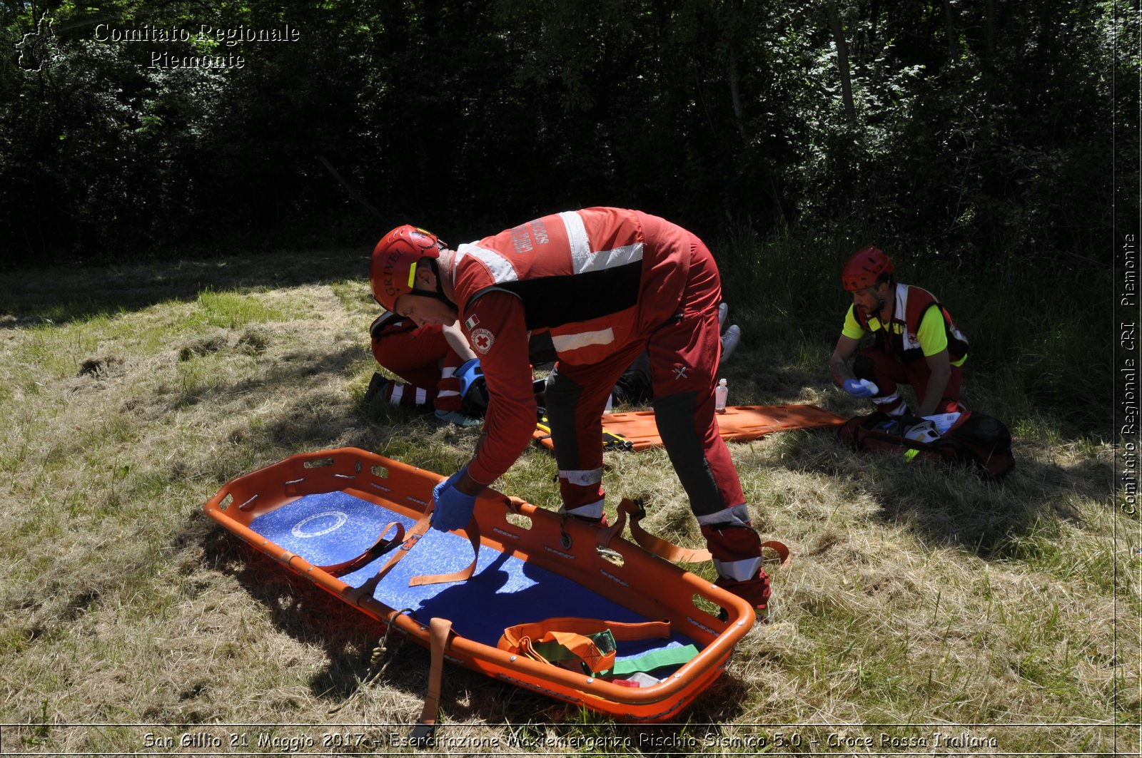 San Gillio 21 Maggio 2017 - Esercitazione Maxiemergenza Rischio Sismico 5.0 - Croce Rossa Italiana- Comitato Regionale del Piemonte