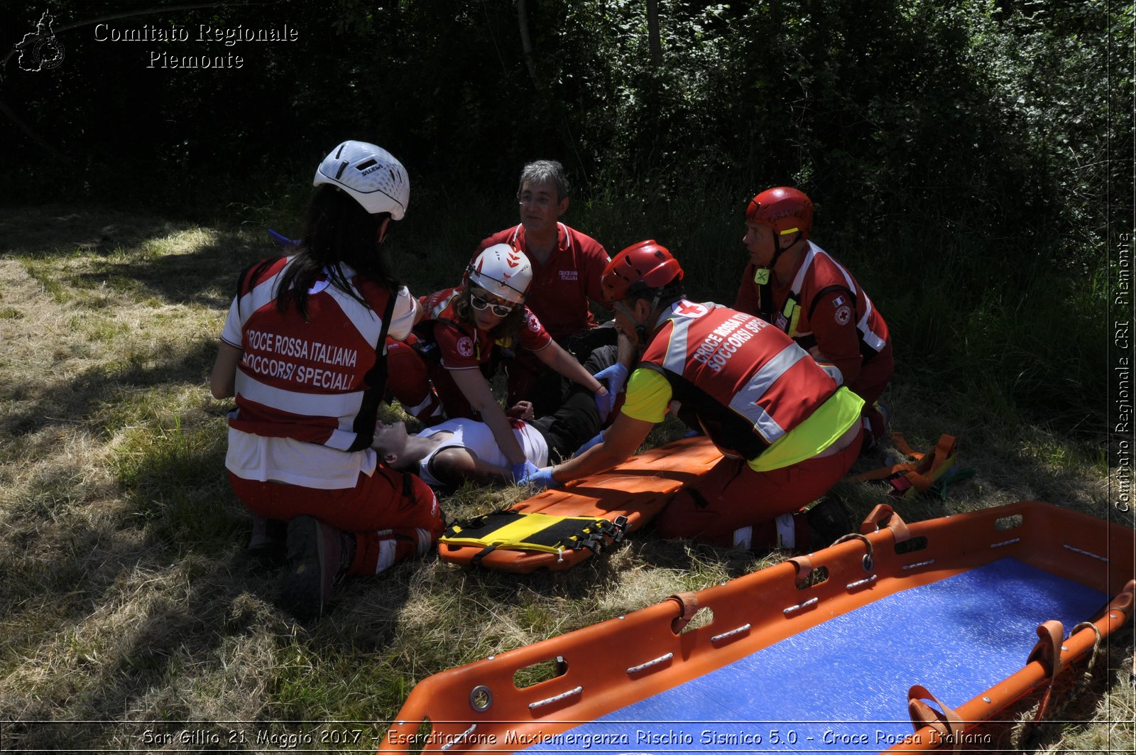 San Gillio 21 Maggio 2017 - Esercitazione Maxiemergenza Rischio Sismico 5.0 - Croce Rossa Italiana- Comitato Regionale del Piemonte