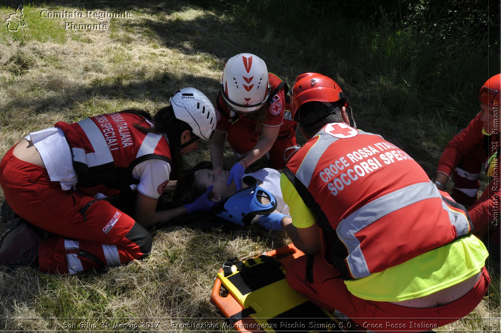 San Gillio 21 Maggio 2017 - Esercitazione Maxiemergenza Rischio Sismico 5.0 - Croce Rossa Italiana- Comitato Regionale del Piemonte