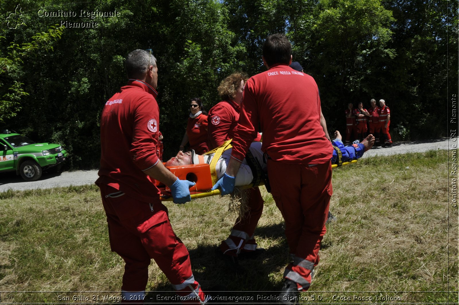 San Gillio 21 Maggio 2017 - Esercitazione Maxiemergenza Rischio Sismico 5.0 - Croce Rossa Italiana- Comitato Regionale del Piemonte