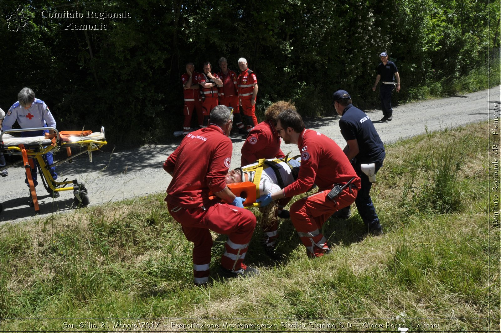 San Gillio 21 Maggio 2017 - Esercitazione Maxiemergenza Rischio Sismico 5.0 - Croce Rossa Italiana- Comitato Regionale del Piemonte