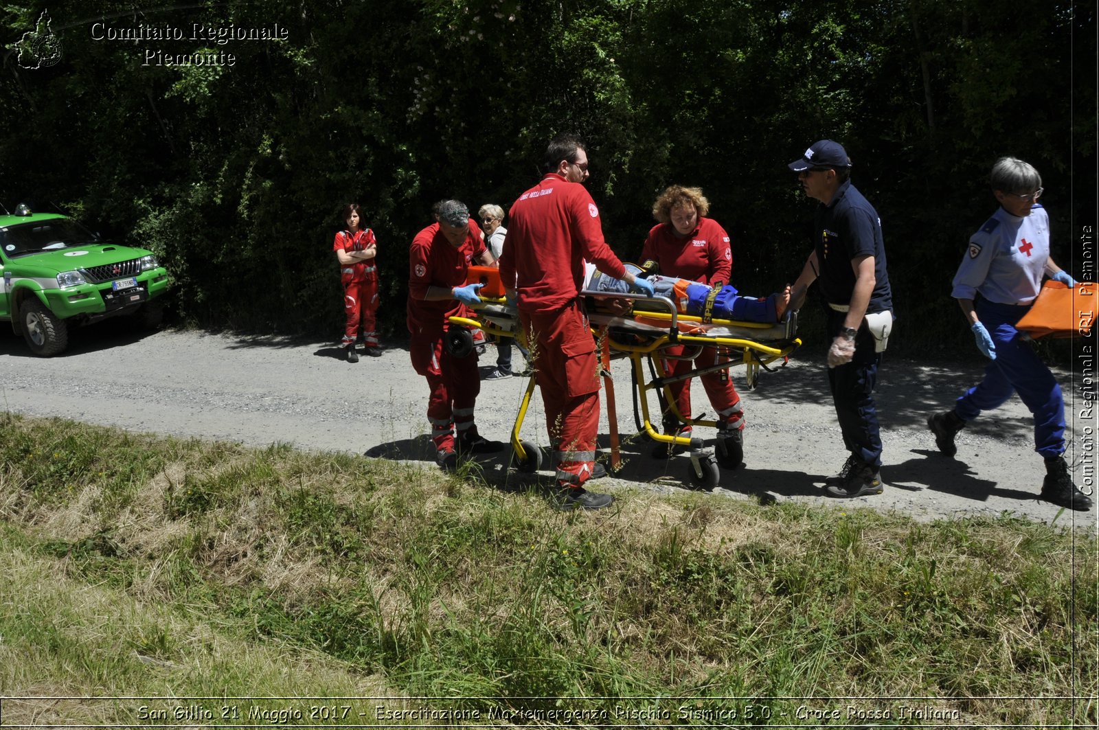 San Gillio 21 Maggio 2017 - Esercitazione Maxiemergenza Rischio Sismico 5.0 - Croce Rossa Italiana- Comitato Regionale del Piemonte