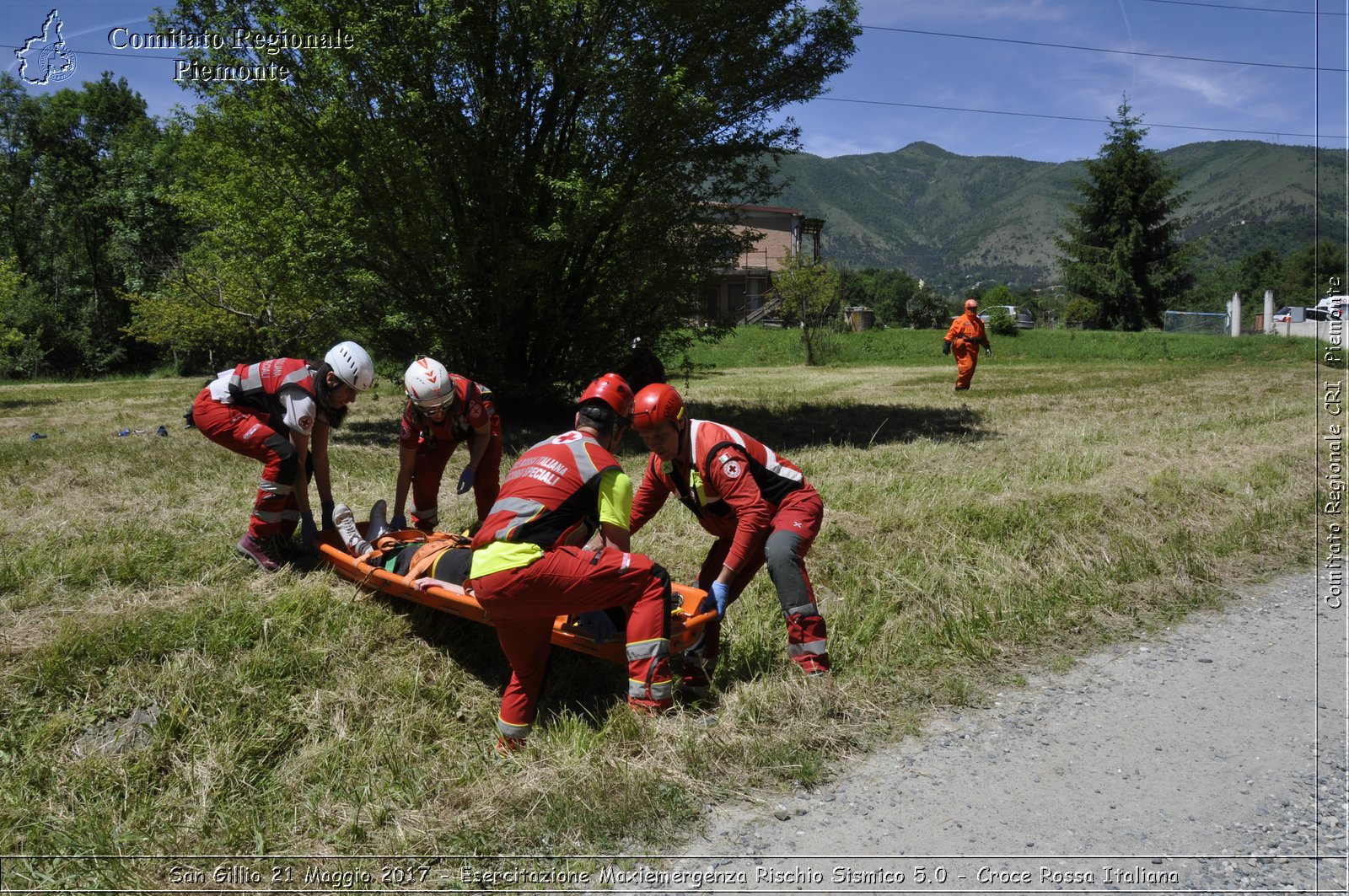 San Gillio 21 Maggio 2017 - Esercitazione Maxiemergenza Rischio Sismico 5.0 - Croce Rossa Italiana- Comitato Regionale del Piemonte