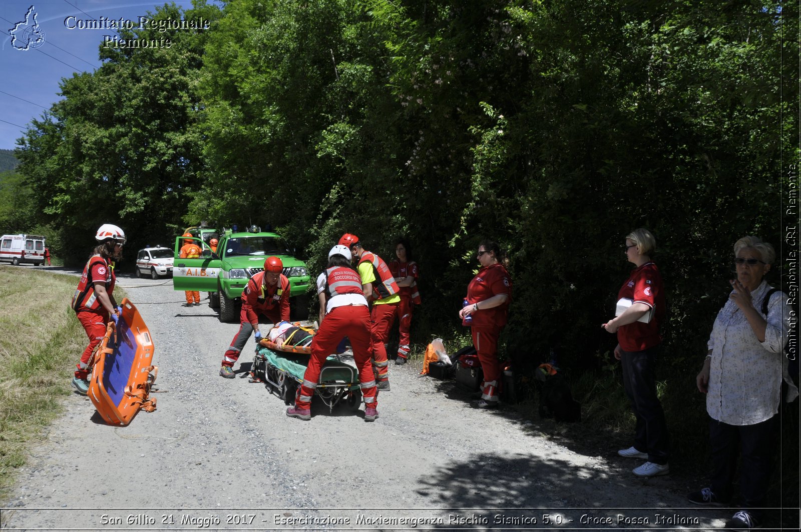 San Gillio 21 Maggio 2017 - Esercitazione Maxiemergenza Rischio Sismico 5.0 - Croce Rossa Italiana- Comitato Regionale del Piemonte