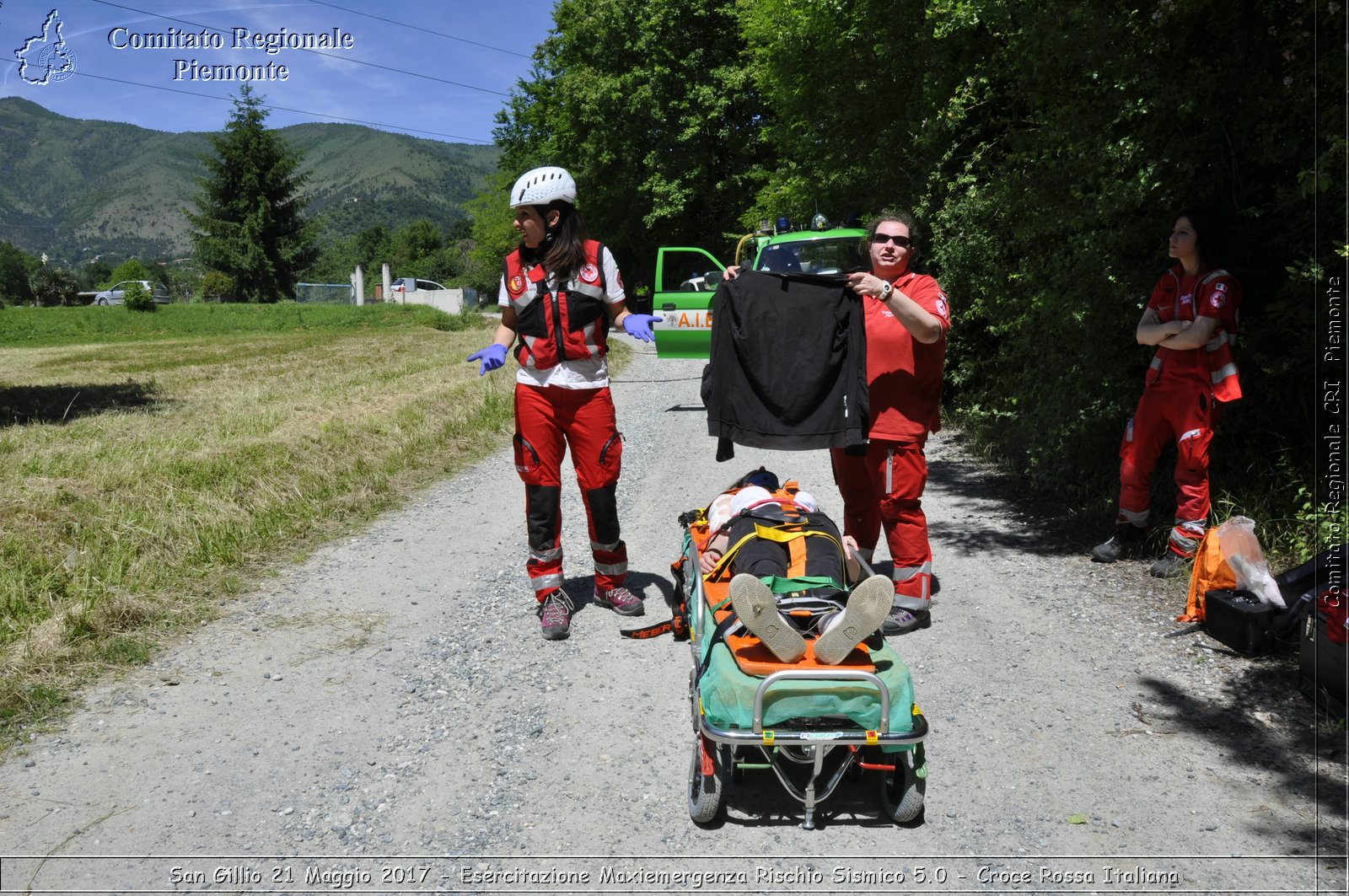 San Gillio 21 Maggio 2017 - Esercitazione Maxiemergenza Rischio Sismico 5.0 - Croce Rossa Italiana- Comitato Regionale del Piemonte