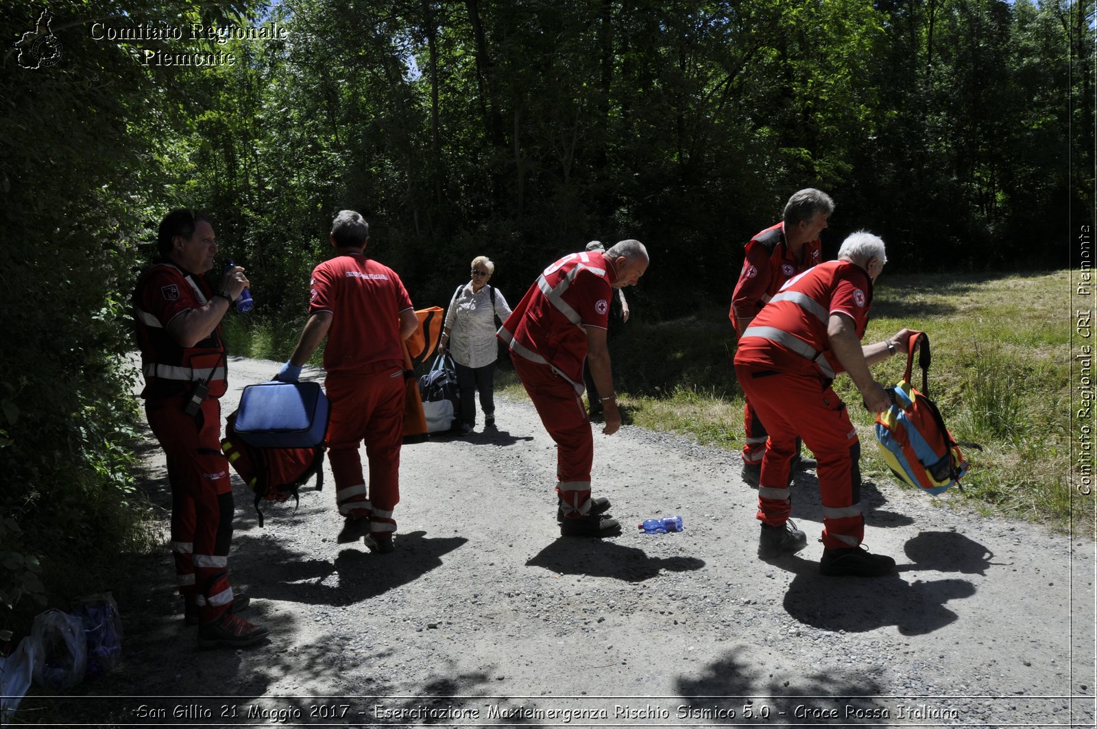 San Gillio 21 Maggio 2017 - Esercitazione Maxiemergenza Rischio Sismico 5.0 - Croce Rossa Italiana- Comitato Regionale del Piemonte