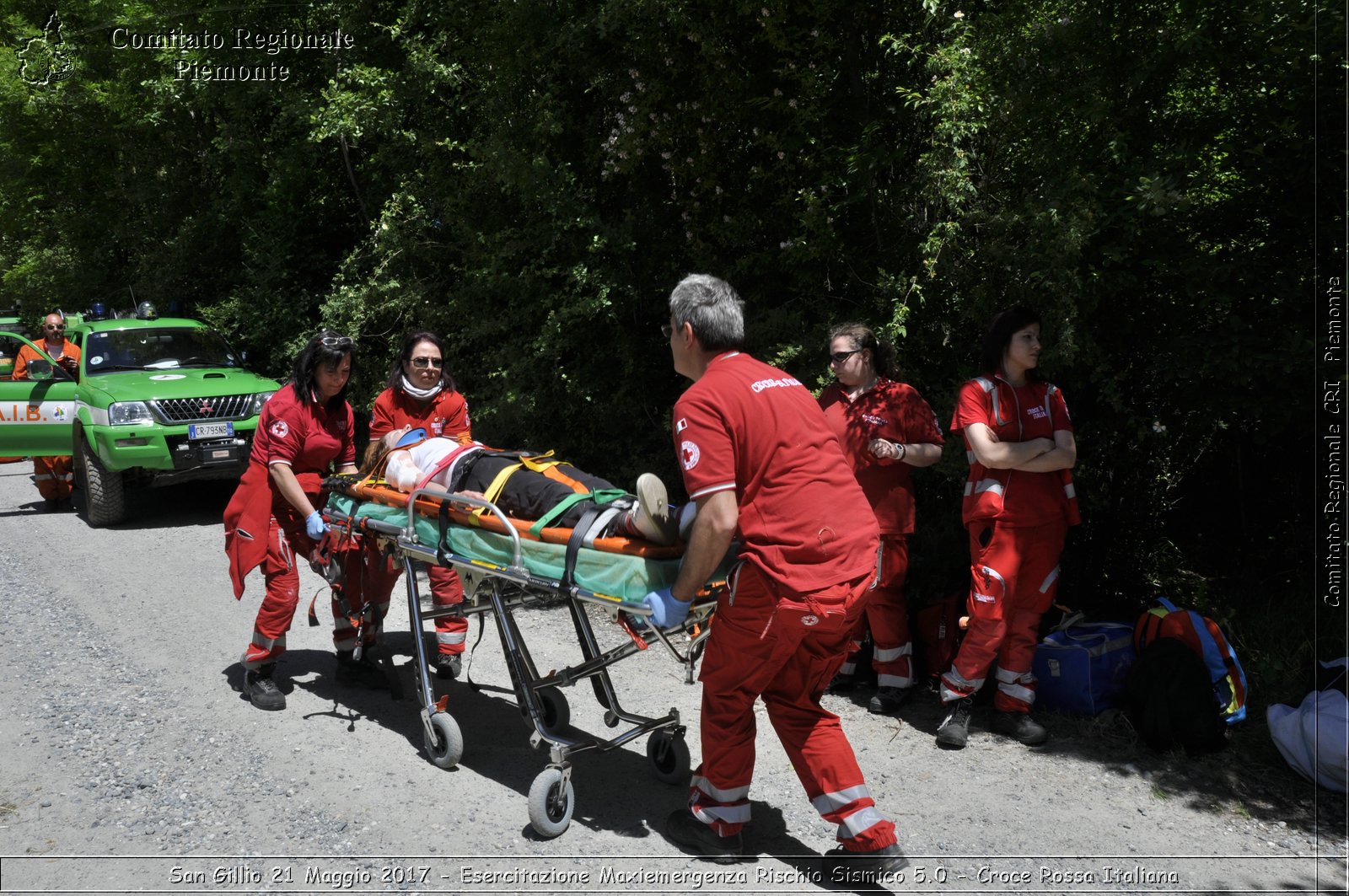 San Gillio 21 Maggio 2017 - Esercitazione Maxiemergenza Rischio Sismico 5.0 - Croce Rossa Italiana- Comitato Regionale del Piemonte