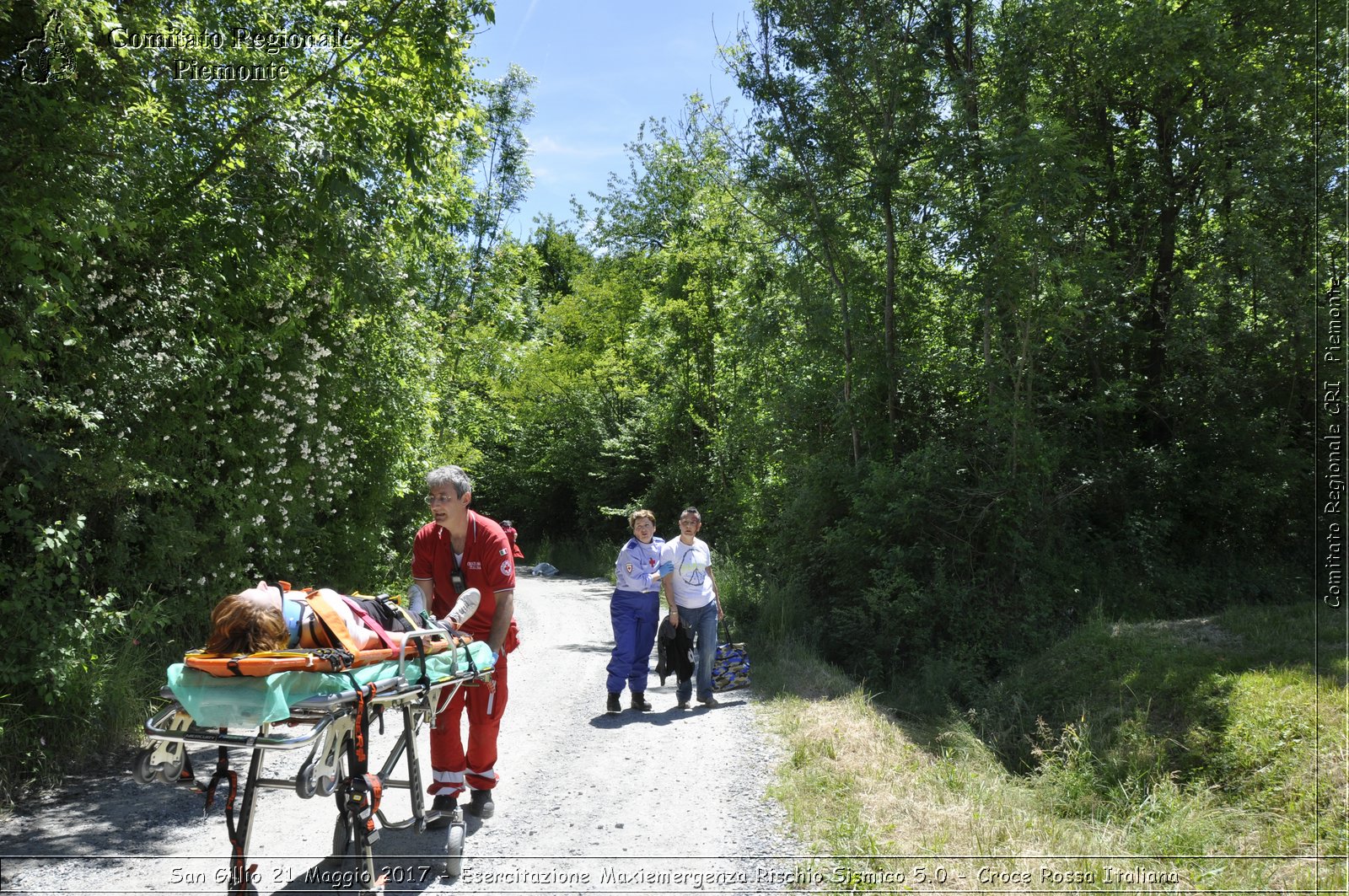 San Gillio 21 Maggio 2017 - Esercitazione Maxiemergenza Rischio Sismico 5.0 - Croce Rossa Italiana- Comitato Regionale del Piemonte