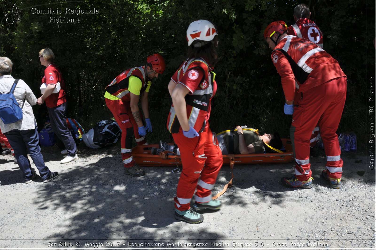 San Gillio 21 Maggio 2017 - Esercitazione Maxiemergenza Rischio Sismico 5.0 - Croce Rossa Italiana- Comitato Regionale del Piemonte