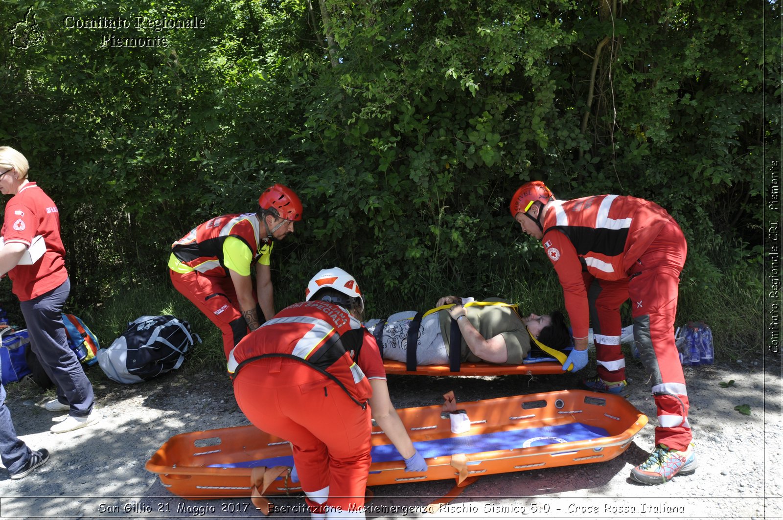 San Gillio 21 Maggio 2017 - Esercitazione Maxiemergenza Rischio Sismico 5.0 - Croce Rossa Italiana- Comitato Regionale del Piemonte