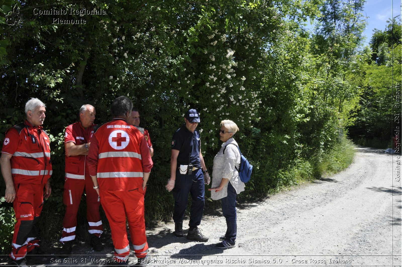 San Gillio 21 Maggio 2017 - Esercitazione Maxiemergenza Rischio Sismico 5.0 - Croce Rossa Italiana- Comitato Regionale del Piemonte