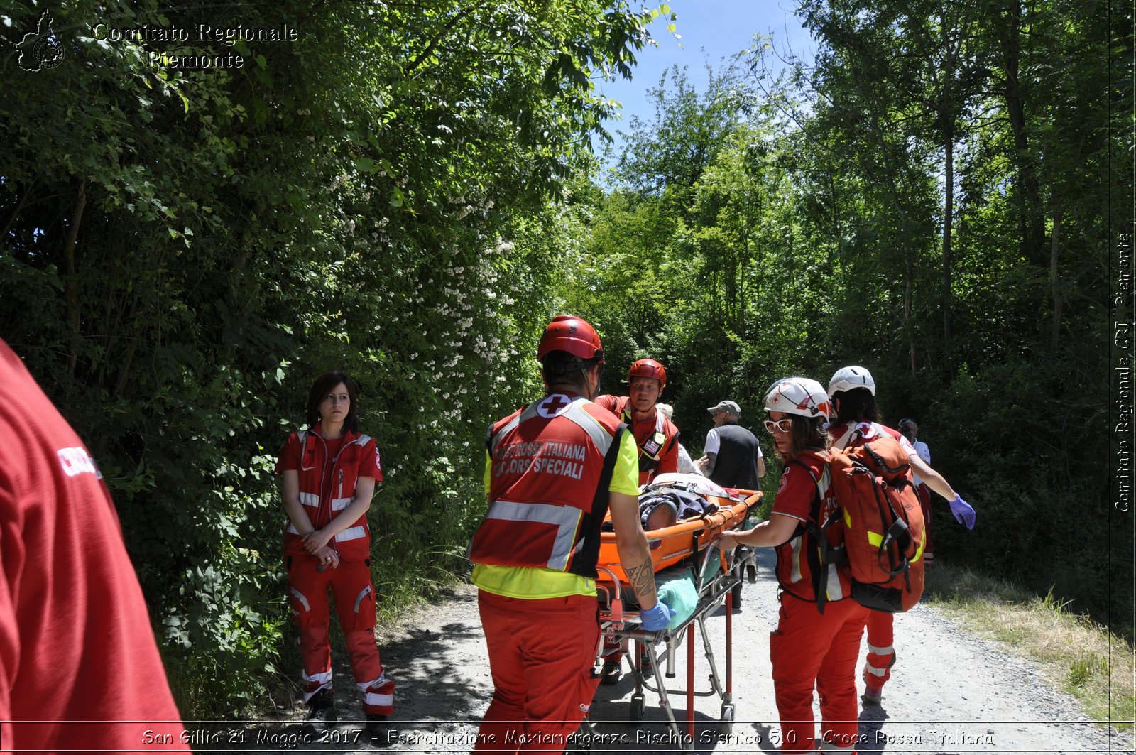 San Gillio 21 Maggio 2017 - Esercitazione Maxiemergenza Rischio Sismico 5.0 - Croce Rossa Italiana- Comitato Regionale del Piemonte