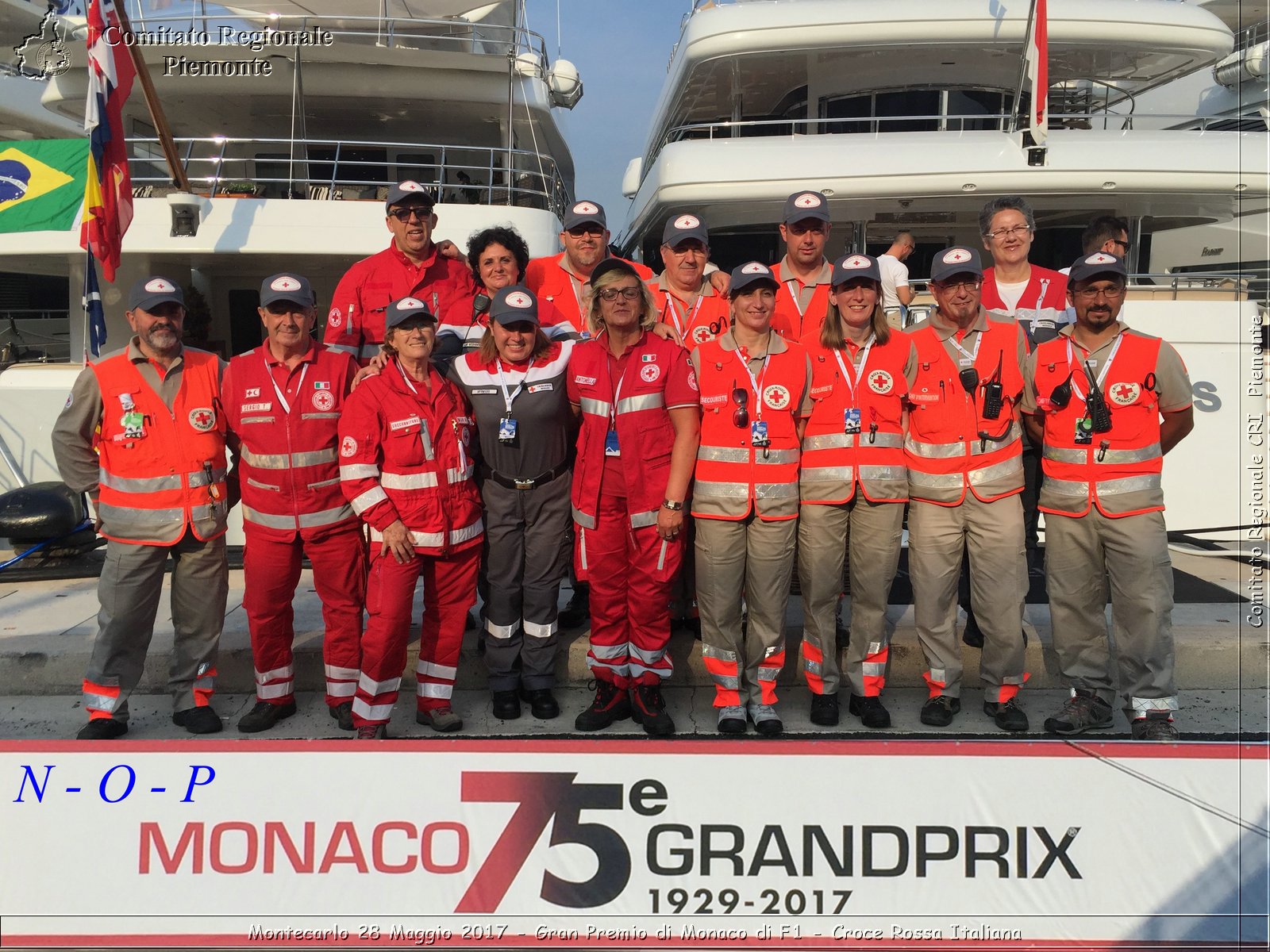 Montecarlo 28 Maggio 2017 - Gran Premio di Monaco di F1 - Croce Rossa Italiana- Comitato Regionale del Piemonte