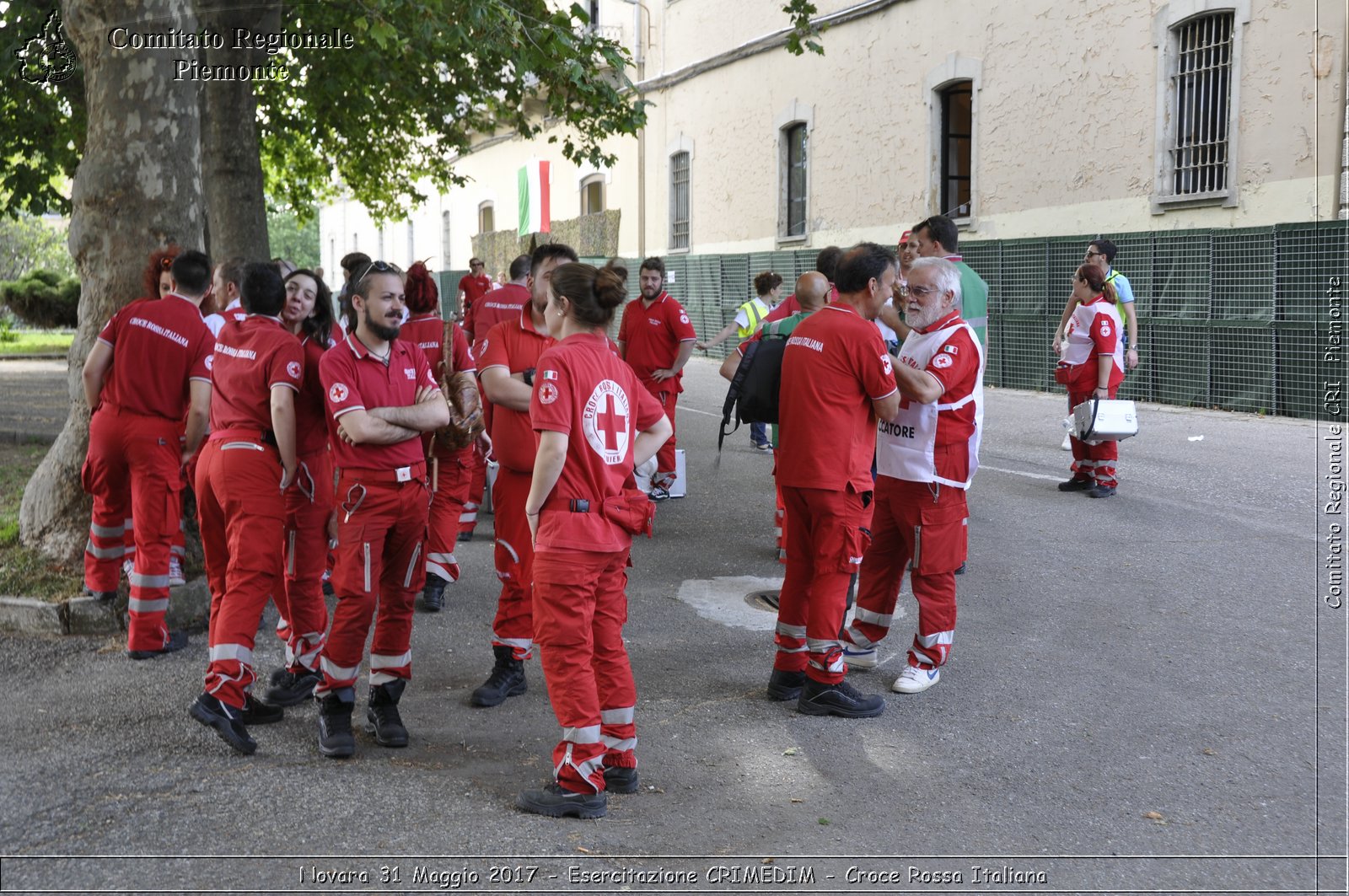 Novara 31 Maggio 2017 - Esercitazione CRIMEDIM - Croce Rossa Italiana- Comitato Regionale del Piemonte