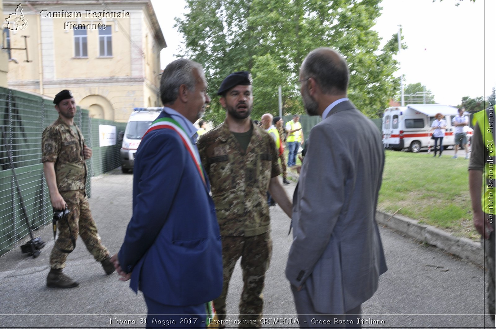 Novara 31 Maggio 2017 - Esercitazione CRIMEDIM - Croce Rossa Italiana- Comitato Regionale del Piemonte