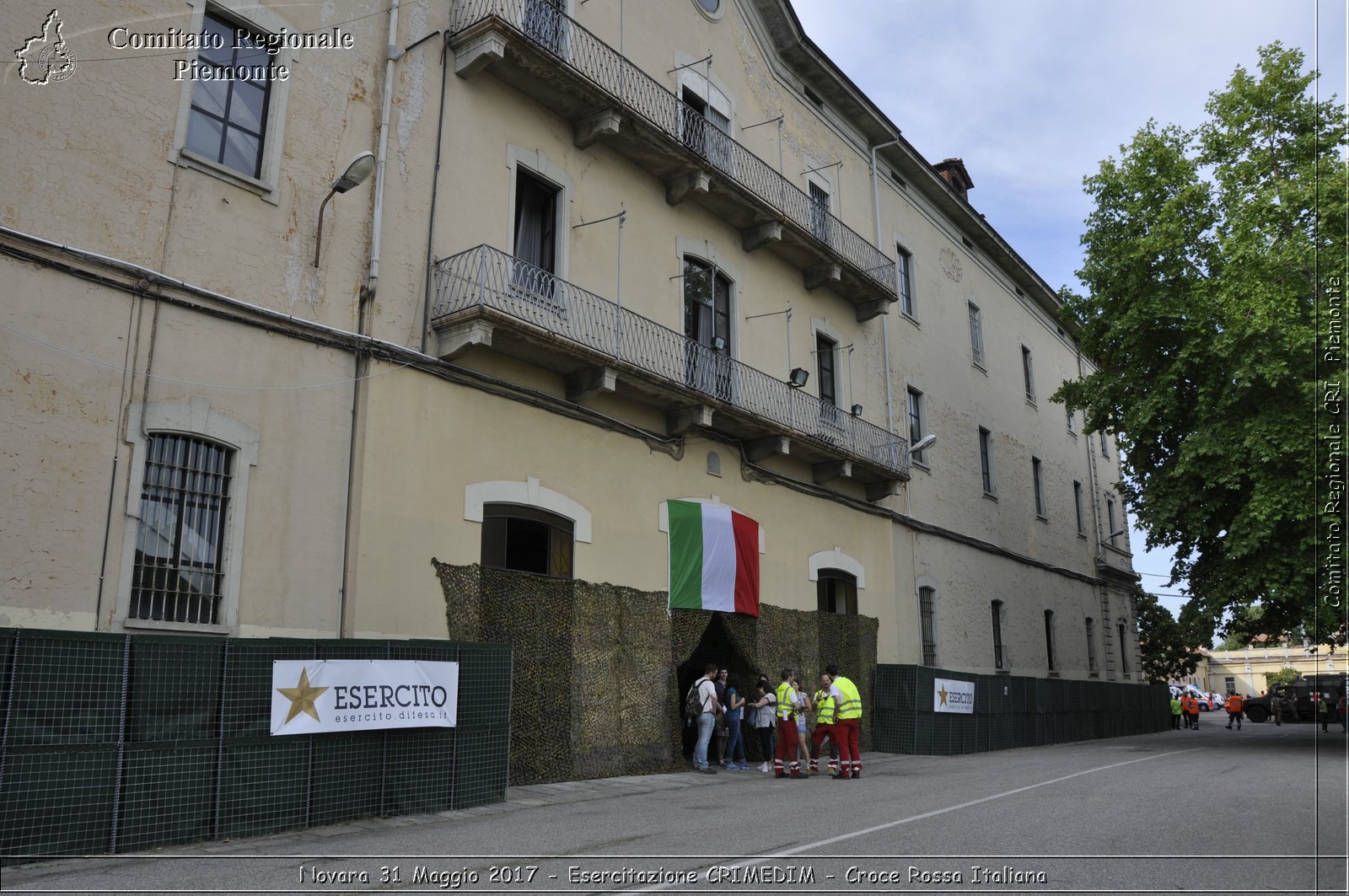 Novara 31 Maggio 2017 - Esercitazione CRIMEDIM - Croce Rossa Italiana- Comitato Regionale del Piemonte