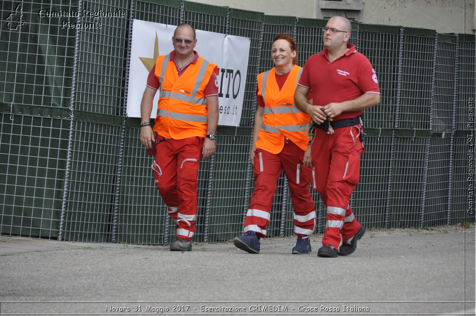 Novara 31 Maggio 2017 - Esercitazione CRIMEDIM - Croce Rossa Italiana- Comitato Regionale del Piemonte