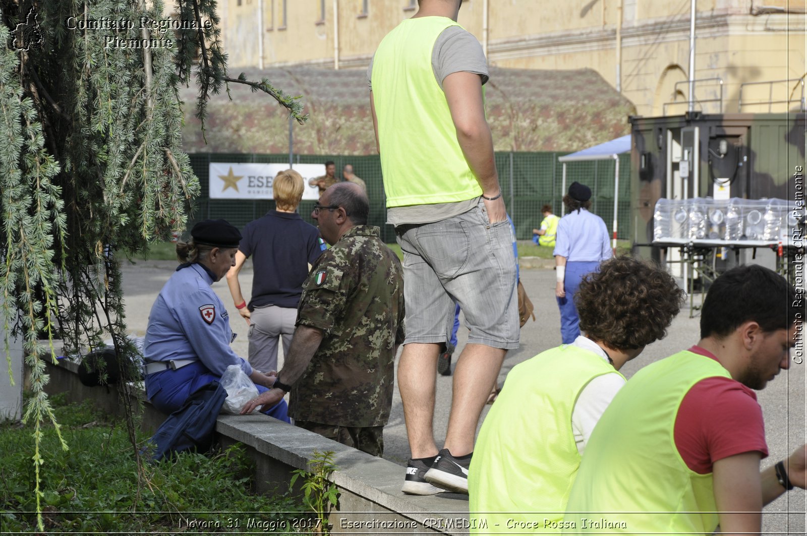 Novara 31 Maggio 2017 - Esercitazione CRIMEDIM - Croce Rossa Italiana- Comitato Regionale del Piemonte