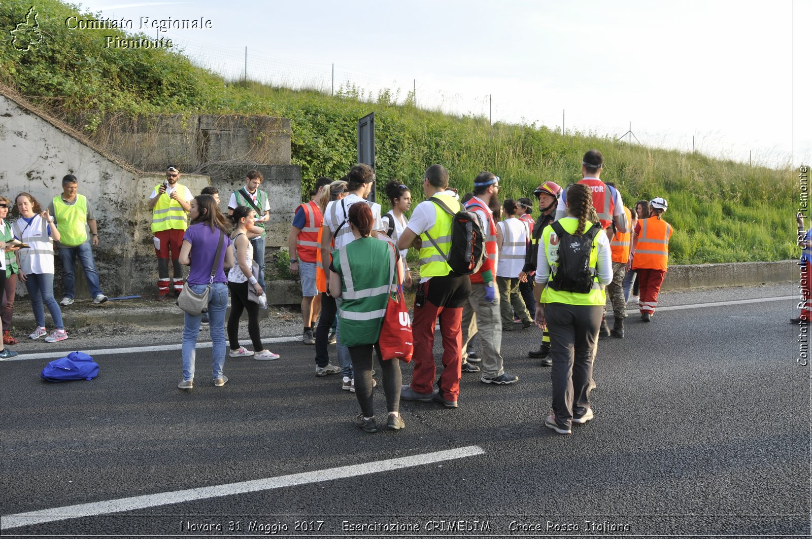 Novara 31 Maggio 2017 - Esercitazione CRIMEDIM - Croce Rossa Italiana- Comitato Regionale del Piemonte