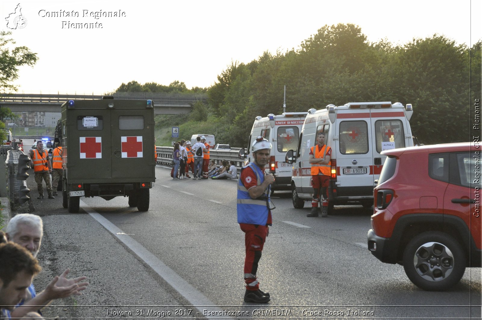 Novara 31 Maggio 2017 - Esercitazione CRIMEDIM - Croce Rossa Italiana- Comitato Regionale del Piemonte