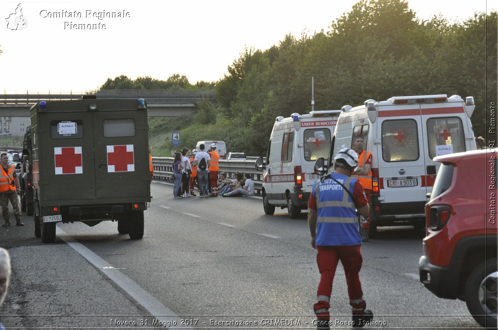 Novara 31 Maggio 2017 - Esercitazione CRIMEDIM - Croce Rossa Italiana- Comitato Regionale del Piemonte