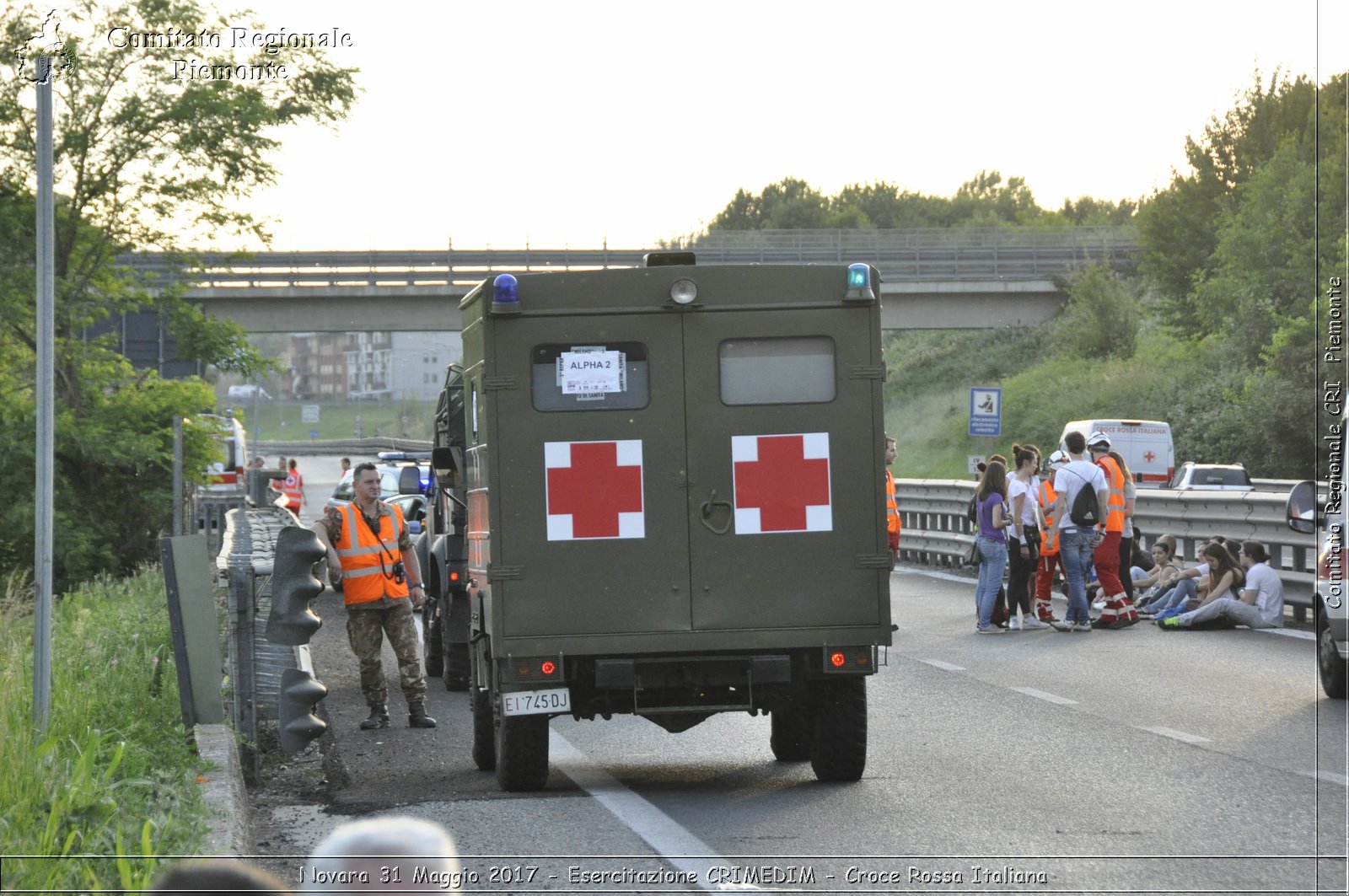 Novara 31 Maggio 2017 - Esercitazione CRIMEDIM - Croce Rossa Italiana- Comitato Regionale del Piemonte