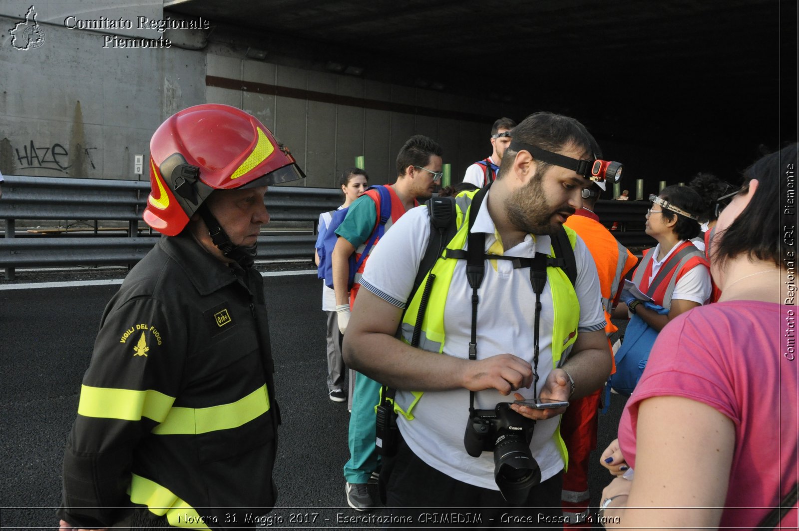 Novara 31 Maggio 2017 - Esercitazione CRIMEDIM - Croce Rossa Italiana- Comitato Regionale del Piemonte