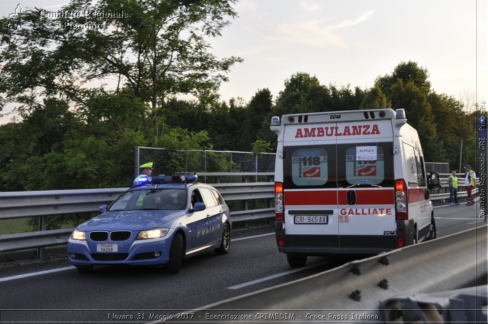 Novara 31 Maggio 2017 - Esercitazione CRIMEDIM - Croce Rossa Italiana- Comitato Regionale del Piemonte