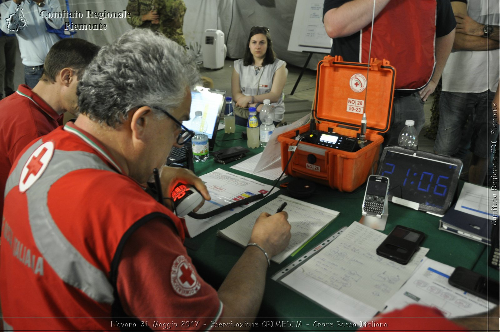 Novara 31 Maggio 2017 - Esercitazione CRIMEDIM - Croce Rossa Italiana- Comitato Regionale del Piemonte