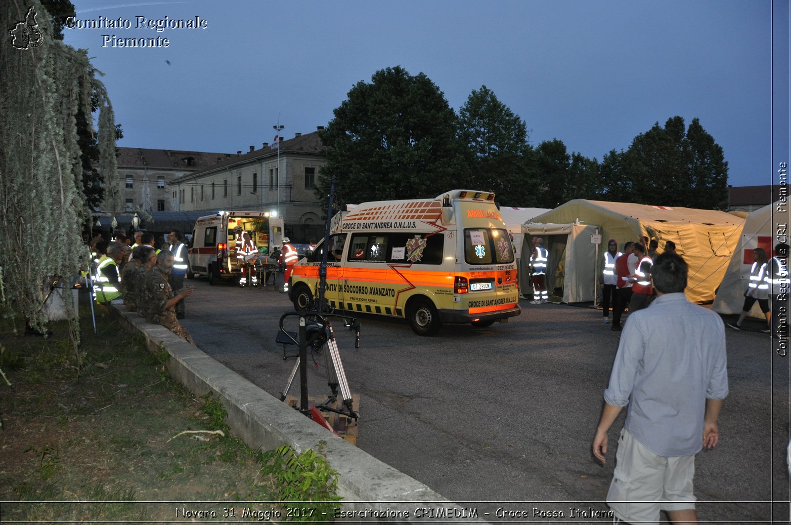 Novara 31 Maggio 2017 - Esercitazione CRIMEDIM - Croce Rossa Italiana- Comitato Regionale del Piemonte