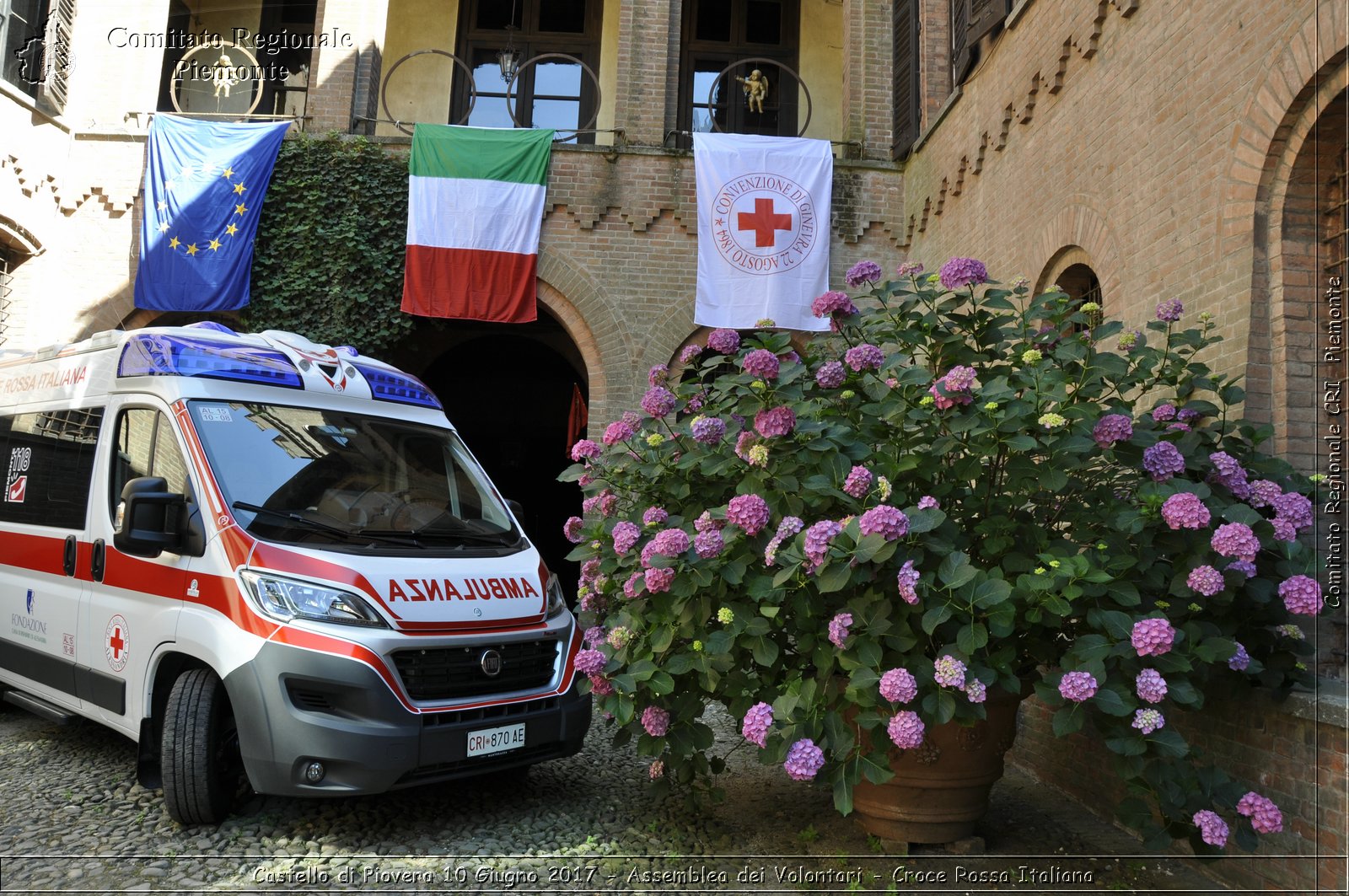 Castello di Piovera 10 Giugno 2017 - Assemblea dei Volontari - Croce Rossa Italiana- Comitato Regionale del Piemonte