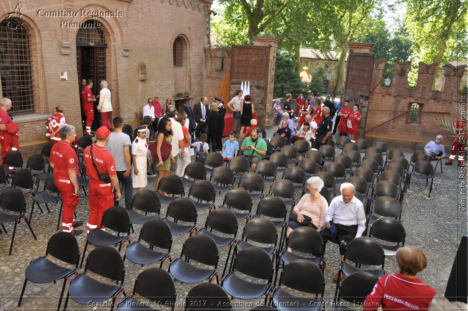 Castello di Piovera 10 Giugno 2017 - Assemblea dei Volontari - Croce Rossa Italiana- Comitato Regionale del Piemonte