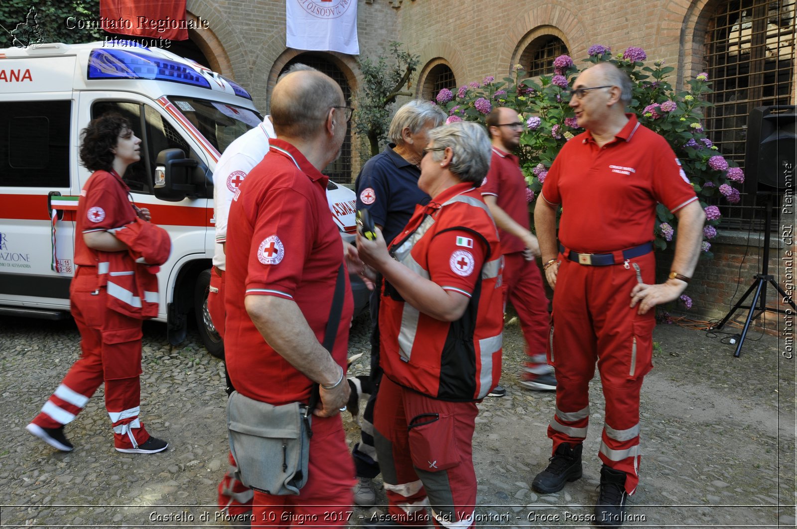 Castello di Piovera 10 Giugno 2017 - Assemblea dei Volontari - Croce Rossa Italiana- Comitato Regionale del Piemonte