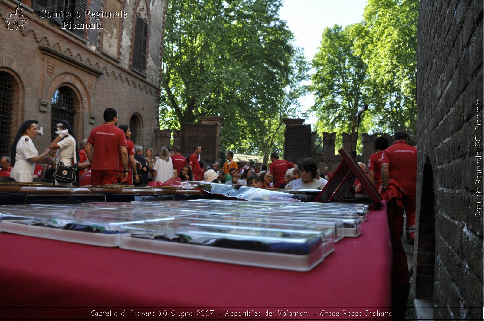 Castello di Piovera 10 Giugno 2017 - Assemblea dei Volontari - Croce Rossa Italiana- Comitato Regionale del Piemonte