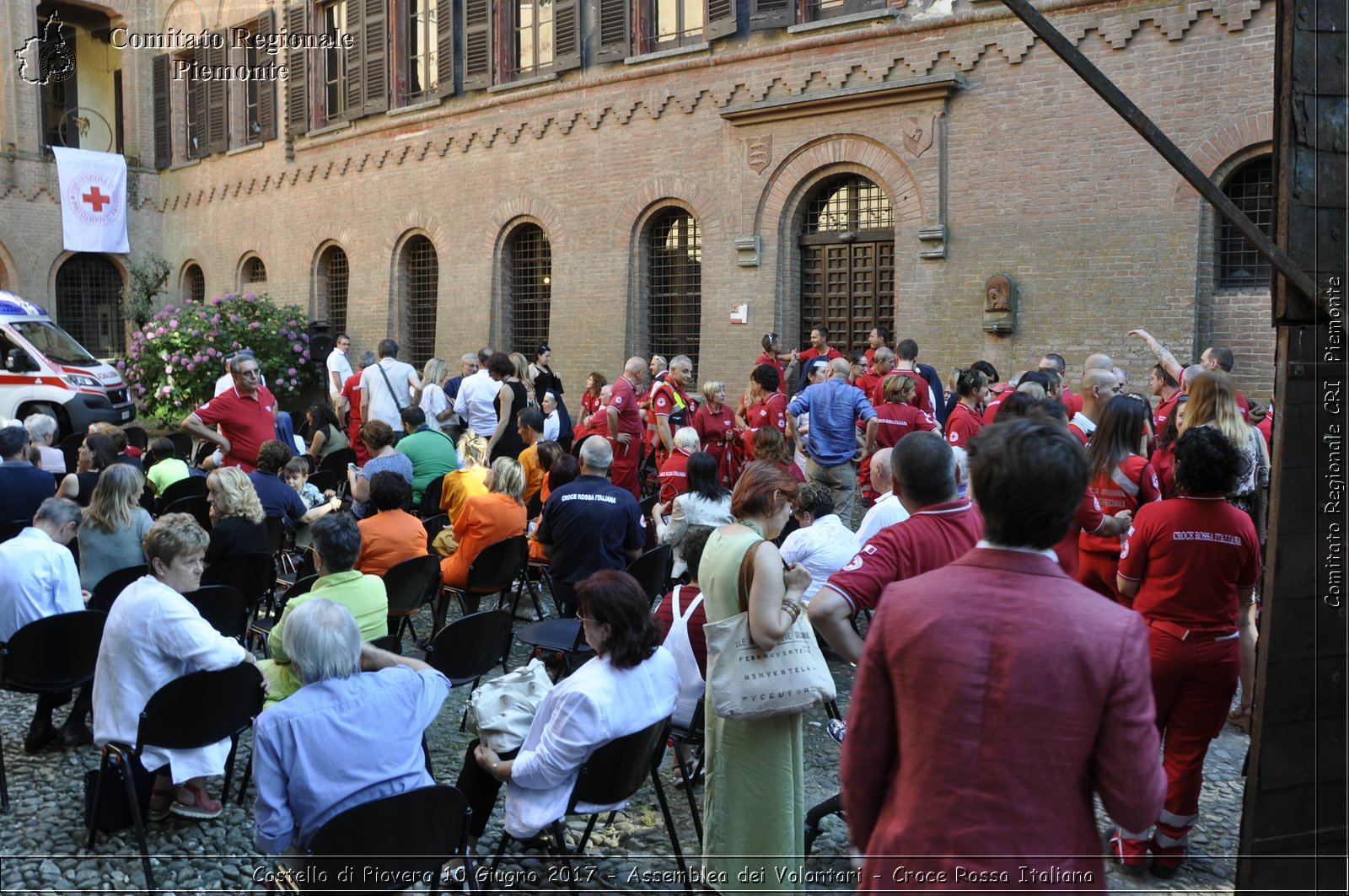 Castello di Piovera 10 Giugno 2017 - Assemblea dei Volontari - Croce Rossa Italiana- Comitato Regionale del Piemonte