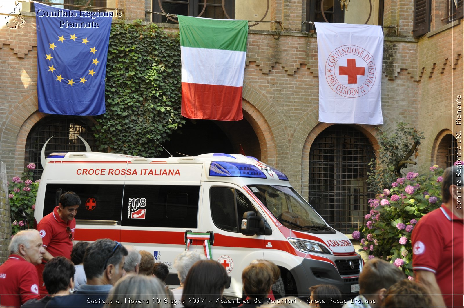 Castello di Piovera 10 Giugno 2017 - Assemblea dei Volontari - Croce Rossa Italiana- Comitato Regionale del Piemonte