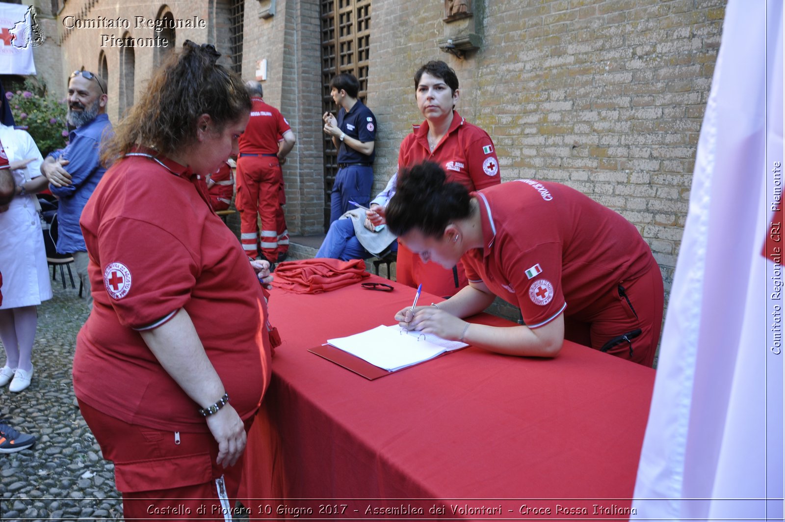 Castello di Piovera 10 Giugno 2017 - Assemblea dei Volontari - Croce Rossa Italiana- Comitato Regionale del Piemonte