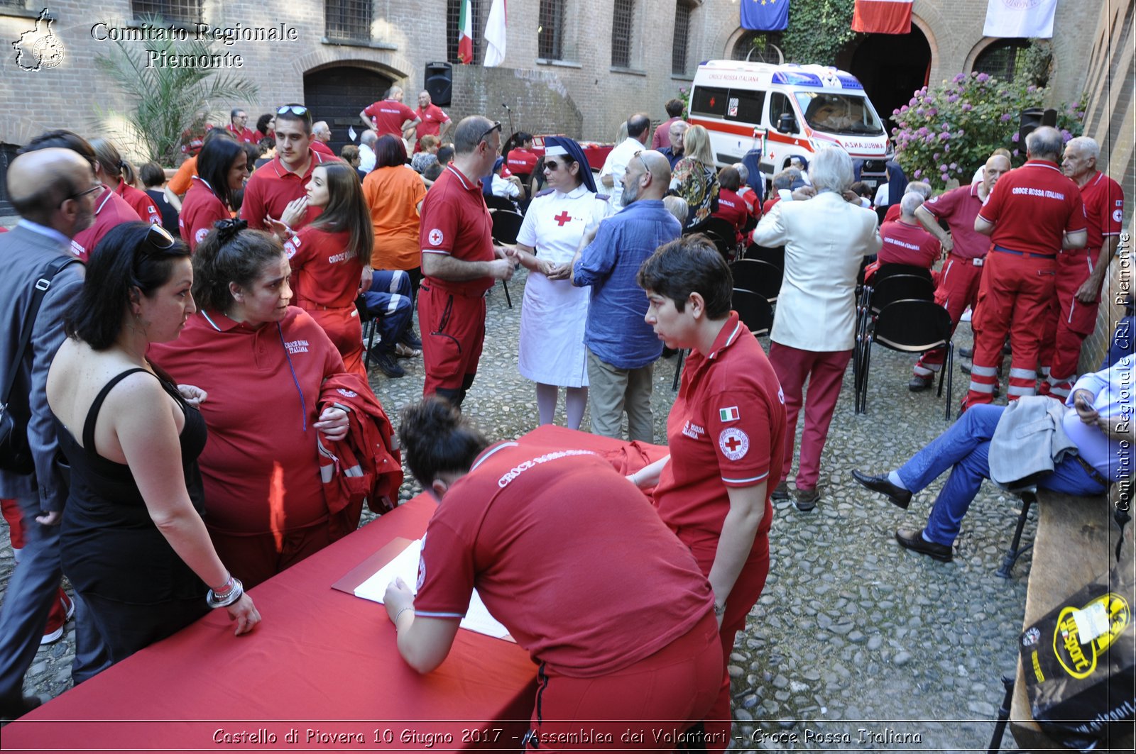 Castello di Piovera 10 Giugno 2017 - Assemblea dei Volontari - Croce Rossa Italiana- Comitato Regionale del Piemonte